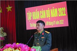 Sư đoàn 346 hoàn thành tập huấn cán bộ năm 2022